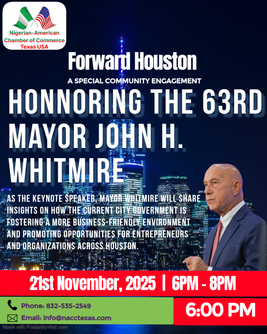 Community Engagement with Mayor John H. Whitmire